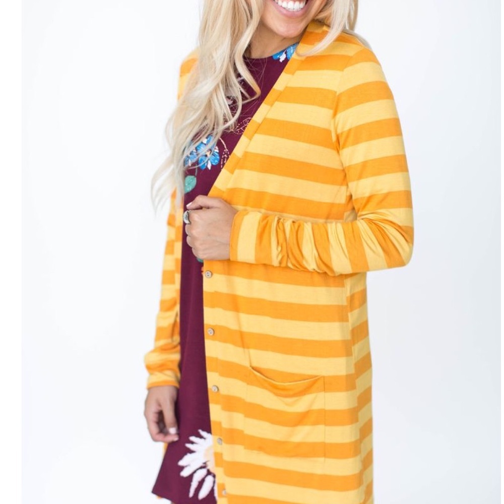 Fun pop of color Agnes & Dora Essential Cardigan